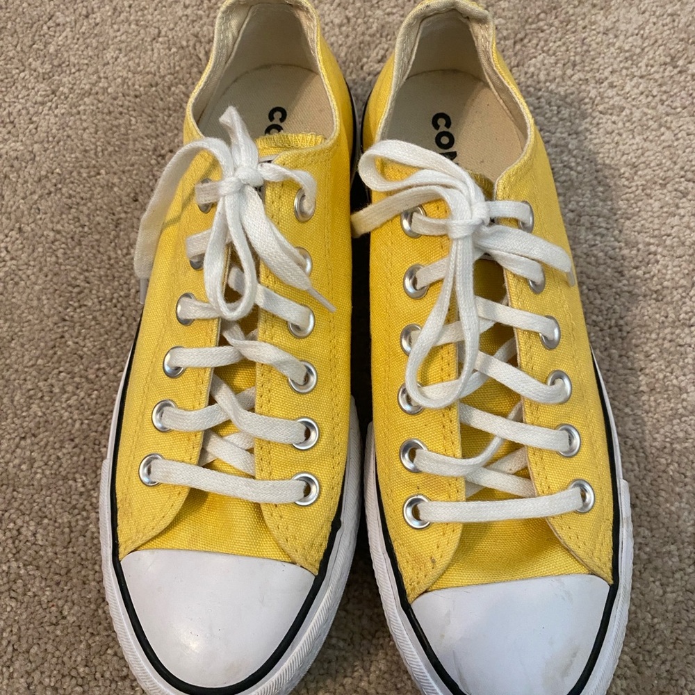 Yellow Converse